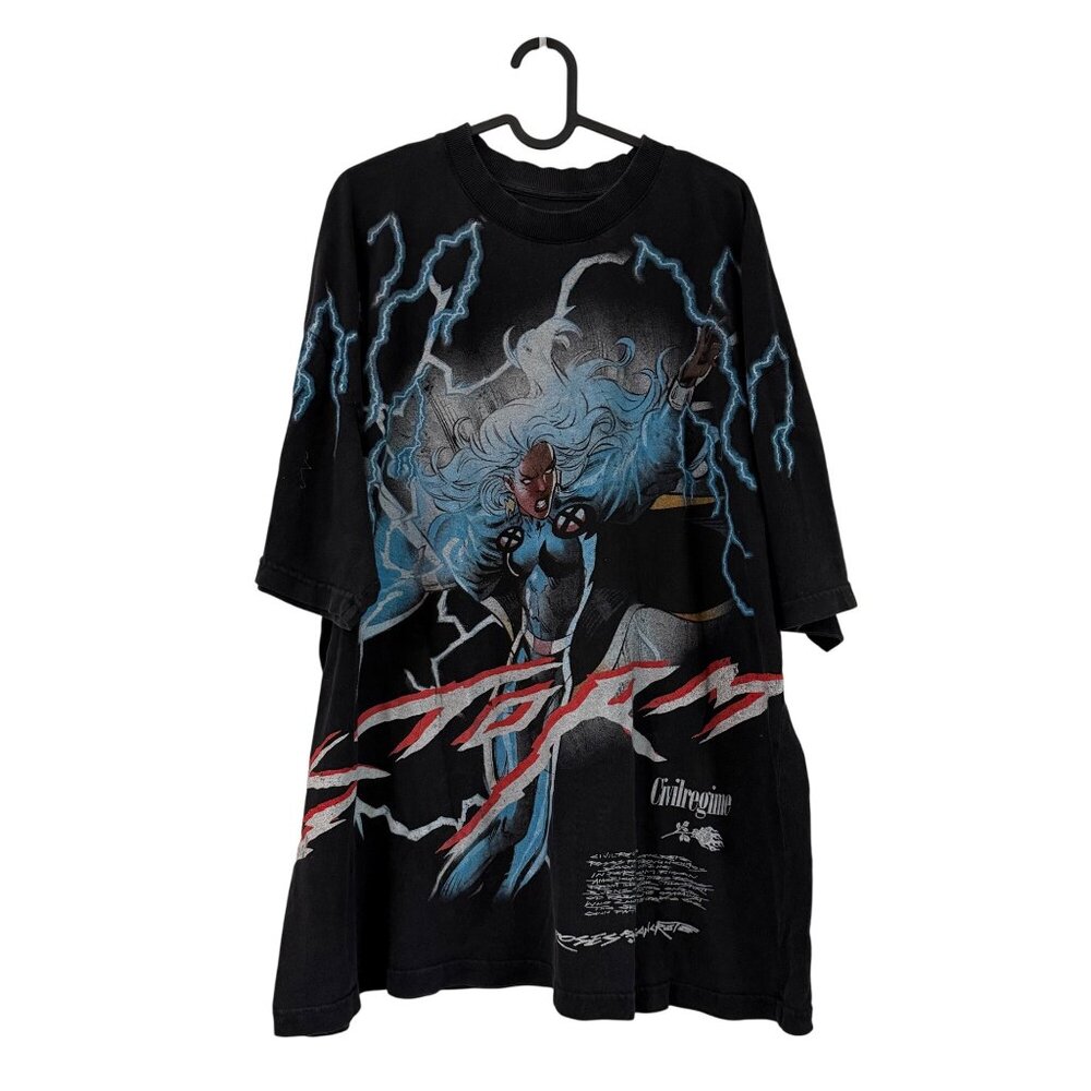 Civil Regime X Darc Sport X Marvel X-Men Storm Hero Elite T Shirt Mens XLarge